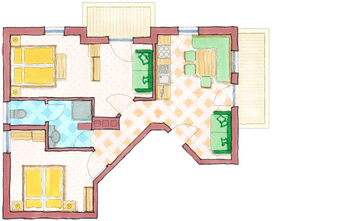 Bergheimat Grundriss App.C