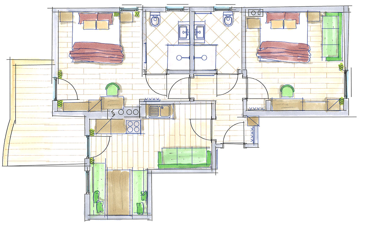 Grundriss App. B