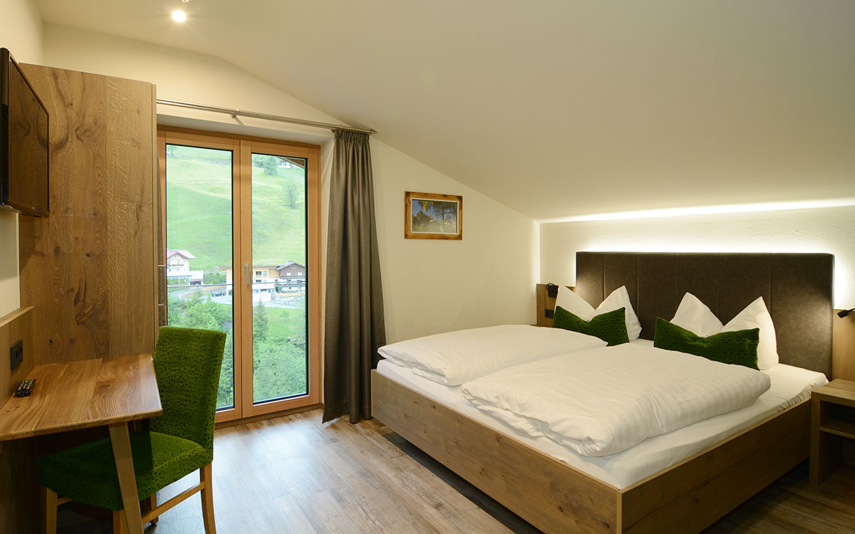 Haus Alpenrose Appartement Schlafbereich