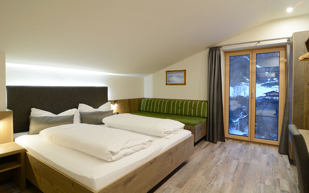 Haus Alpenrose Appartement Schlafbereich